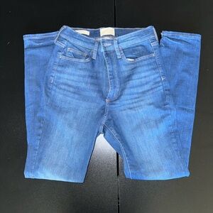WORN ONCE high rise skinny jeans